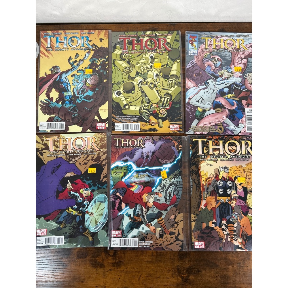 Thor‎ The Mighty Avenger Comic Lot Issues 1 2 3 5 7 8 Marvel 2010 Chris Samnee